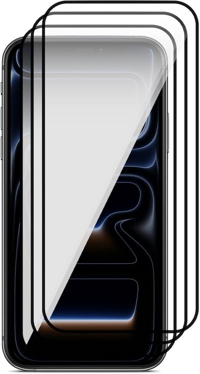 Screenprotector geschikt voor iPhone 17 Pro - 3x Volledig Dekkend Glas Screen Protector