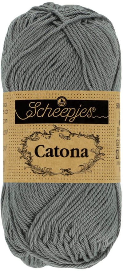 Scheepjes Catona 25gr - 242 Metal Grey