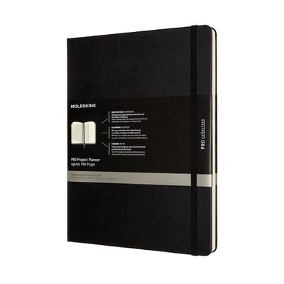 Moleskine Professional Project Planner - Extra Large - Hardcover - Zwart