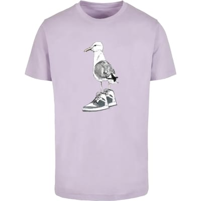 Mister Tee - Seagull Sneakers Heren Tshirt - XL - Lila