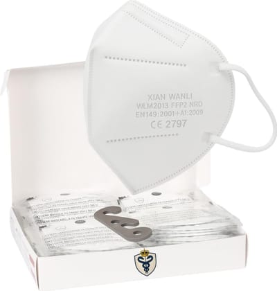 FFP2 Opvouwbare Stofmaskers KN95 - Meerlagige 95% Filtratie Wegwerp voor Volwassenen