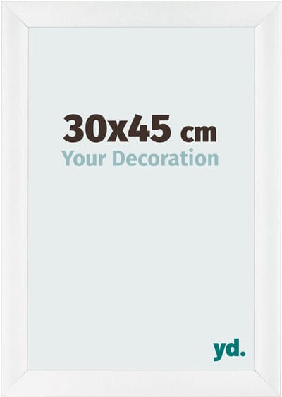 Your Decoration - Fotolijst 30x45 cm - MDF - Wit Hoogglans - Pisa