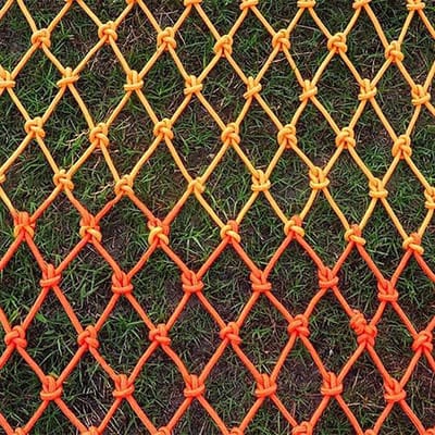 Klimnet voor Kinderen - Veiligheidsnet Speeltoestel - Buiten Spelen - Stevig Nylon Materiaal - 2 x 2 meter - Multicolor