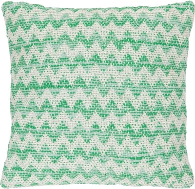 Dani Kussen Off Wit/Groen Kussen | 45 X 45 | Sierkussen Voor Woonkamer Of Slaapkamer
