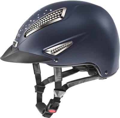 UVEX perfexxion II grace Ruiterhelm Navy Mat M-L