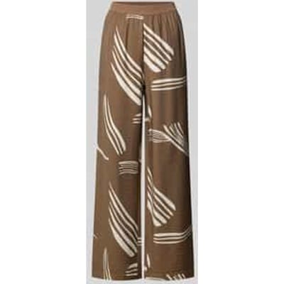 Stoffen broek van viscosemix model 'Cevil leaf'