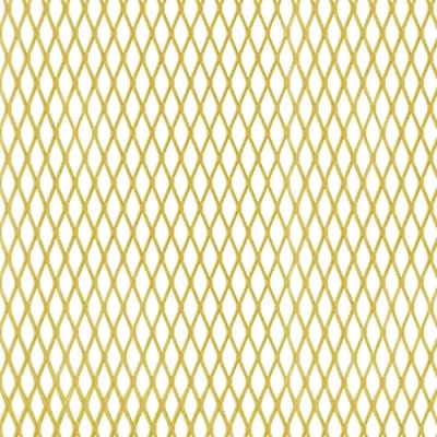 Alberts Metaalgaasplaat - Aluminium - Geanodiseerd Goud - Fijnmazig - 250x500x1,6mm