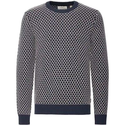 Gebreide pullover met ronde hals, model 'DONG'