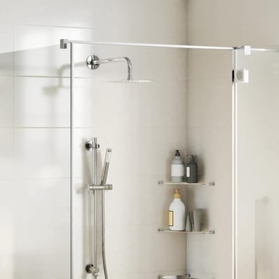 vidaXL - Regendouchekop - 304 - 20x20 - cm - vierkant - roestvrij - staal