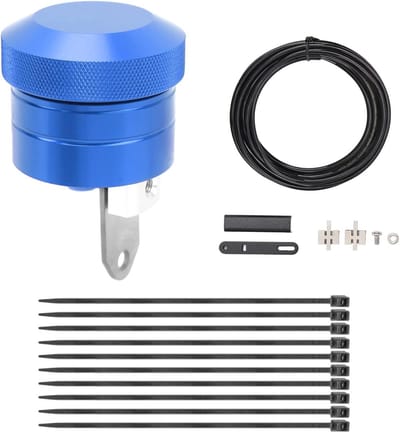 Kettingoliespuit - Smeersysteem Onderdeel - Motoronderhoud - Handmatige Bediening - 14x14x6cm Pakket - Blauw