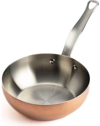 Mauviel Steelpan - 3 Laags - 18cm Diameter - 1,25L - Koper, RVS & Aluminium