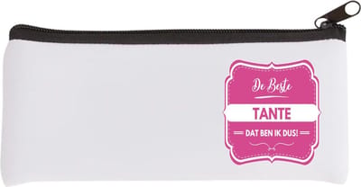 Akyol - de beste tante Etui - Tante - een tante - verjaardagscadeau - verjaardag - cadeau voor tante - cadeau - kado - geschenk - gift - tante artikelen - 20 bij 9 cm