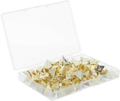 Driehoekige Punaises - Prikbord Spelden - Kantoor Organiseren - Hoge Gripkracht - 100 Stuks - Goudkleurig