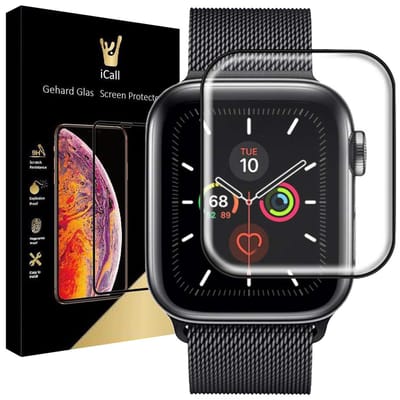 Screenprotector geschikt voor Apple Watch Series 5 (40 mm) - PET Folie Full Screen Cover