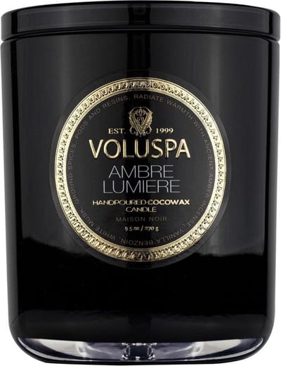 Voluspa Geurkaars Maison Noir Ambre Lumiere Classic Candle 270gr