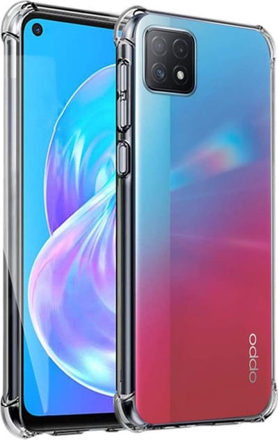 Hoesje geschikt voor Oppo A73 - Clear Anti Shock Hybrid Armor Case Siliconen Back Cover Hoes Transparant