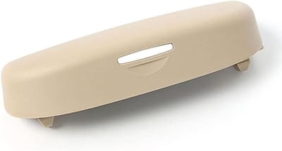 Zonnebril Opbergdoos - Brillenhouder Auto - Veilig Opbergen - Gestroomlijnd Ontwerp - 20 x 7 x 6 cm - Beige