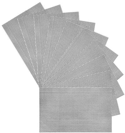 Vliegengaas Reparatieset - 10 Stuks Waterdichte Reparatietape voor Raamgaas - 13 x 18 cm - Zwart