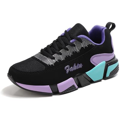 Nieuwe Joker Casual Schoenen Herfstmode Comfortabele Reisschoenen Lichte Sneakers met Zachte Zool Kleine Maat 33-40 Schoenen 40 black