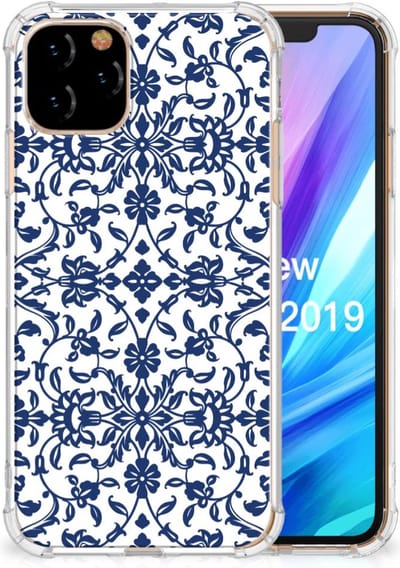 Apple iPhone 11 Pro Case Flower Blue