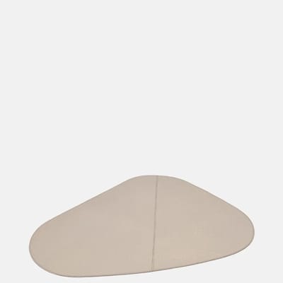 Chamada Sophie leren placemats organisch croco (2 stuks) beige