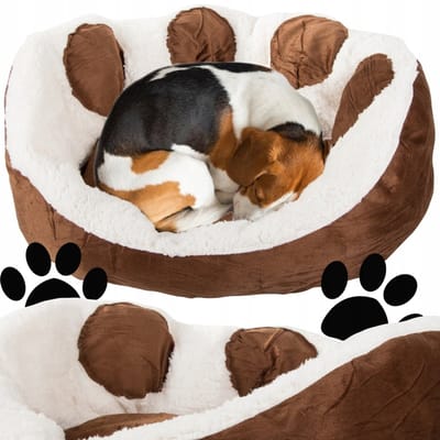 Ouyaying - Plusch Dierenbed - 60cm - Bruin - Voor Honden en Katten