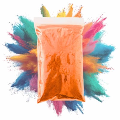Flocking vezels Oranje 100 gram | Flock poeder - Dashboard flocking - Modelbouw - SFX