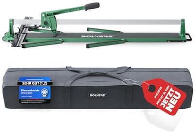 Tegelsnijder 1200mm - Precisie Snijden met Hardmetalen Snijwiel - Magnetische Breekstempel