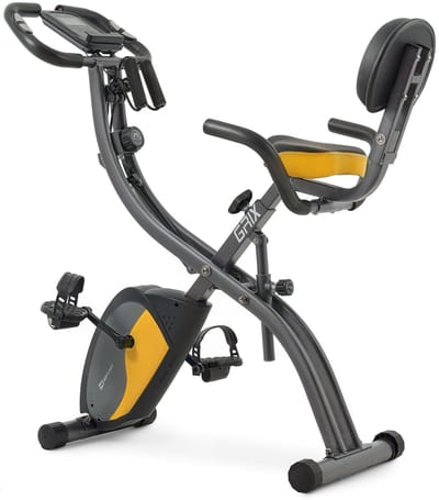 Hop-Sport HS-3010X Grix – X-Bike – Opvouwbaar 3-in-1 – Rugleuning – Hartslagmeter
