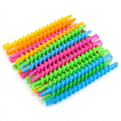 20 stuks haarkrullers set voor dames – spiraal krulrollers – flexibele kunststof haar rollers voor krullen en golven – geschikt voor verschillende haarlengtes