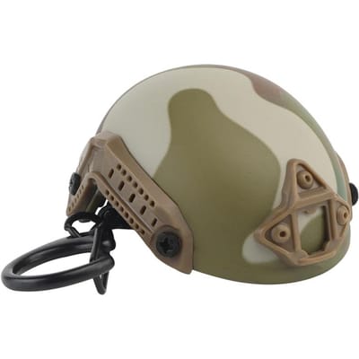 Mini Fast Helm Sleutelhanger Wandelen Kamperen Flessendop Opener Decrown Dummy Helm Vorm Speelgoed Decoratie Cadeau Buitengereedschap D