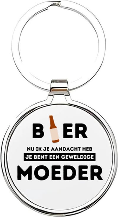 Akyol - je bent een geweldige moeder Sleutelhanger - Moeder - mama's - moeder sleutelhanger - mama sleutelhanger - sleutelhanger mam - familie sleutelhanger - moederdag cadeautje - mama cadeau - mom - stiefmoeder - schoonmoeder - 4 x 7,5 CM