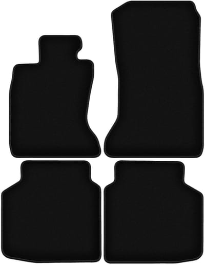 BASIC zwarte veloursmatten voor: BMW 7 F02 xDrive (2008-2015)