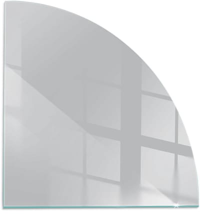 Tulup Kachel Vloerplaat - Kleur Lichtgrijs Vloerplaat Voor Houtkachel - 1/4 100 cm x 100 cm - Grijs Vloerplaat Voor Kachel - Kwartaal Kachel Vloerplaat - Onderplaat Kachel - Plaat Voor Onder Houtkachel - Plaat Onder Houtkachel