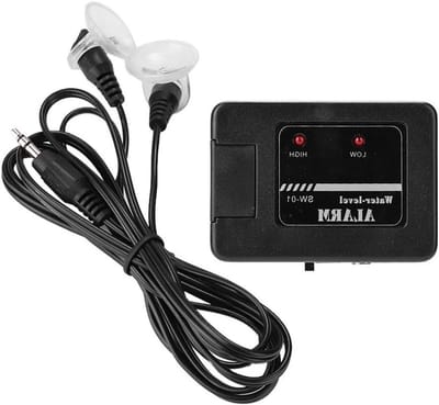 Water Alarm - Niveau Melder - Aquarium Bewaken - Instelbaar Alarm - 6.9x5x2cm - Wit