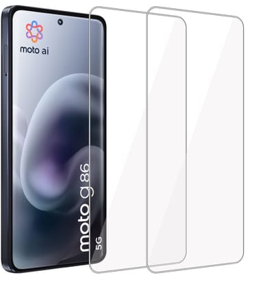 ChiGuard Screenprotector 2x geschikt voor Motorola Moto G86 Screenprotector - Beschermglas - Curved - GuardCover