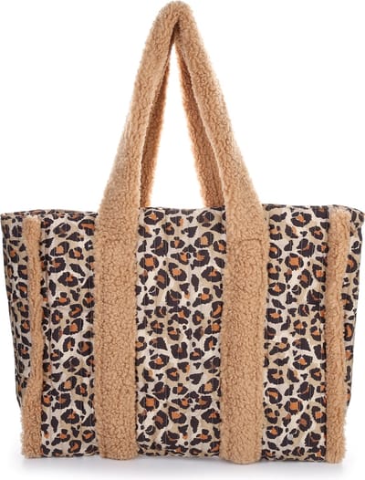Ruime shopper - teddy - luipaard
