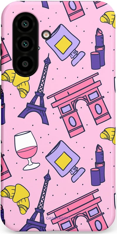 Casetastic Hoesje Geschikt voor Samsung A56 / A36 - Stijlvolle Beschermende Duo-layer Case - Trip to Paris