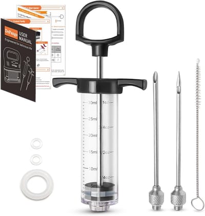 Marinade Injectiespuit - Injector - Herbruikbaar - BBQ & Koken