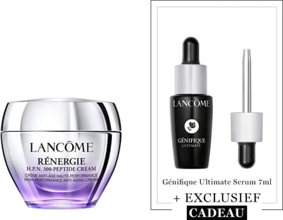 Lancôme Rénergie H.P.N. 300-Peptide Cream + Cadeau - Rénergie H.P.N. 300-Peptide Cream 50ml & Génifique Ultimate Serum 7ml Cadeau - Anti-aging Moisturizer Dagcrème & Serum - Totaal 57ml