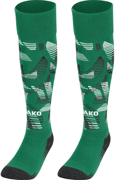 Jako Sonic Voetbalkousen - Groen / Zwart / Wit | Maat: 35-38