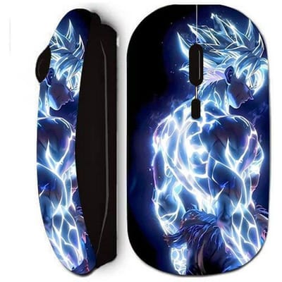 Souris sans fil - Dragon Ball Z - Goku Ultra Instinct - Brillant - WiFi - Optique