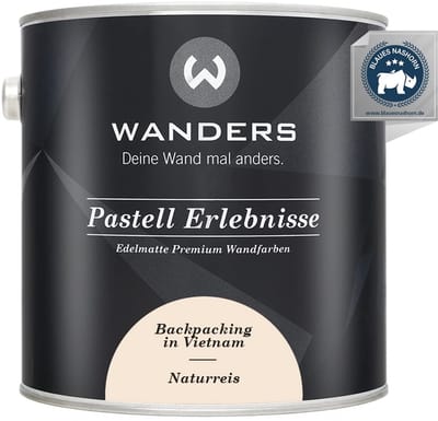 Wanders Muurverf - Edelmatte Krijtverf voor Hout en Meubels - Zeer Lichtbeige - 2,5L