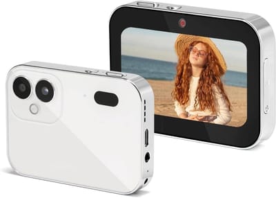 Digitale Camera met Touchscreen – 4K Autofocus Vlogcamera, 64MP 16X Zoom Compactcamera – Draagbare Point-and-Shoot, Selfie, Muziek & Videospeler voor Kinderen & Tieners