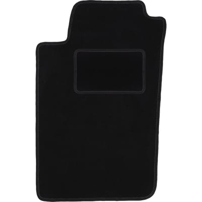 Bestuurdersmat zwart voor: Peugeot 206 hatchback, SW, stationwagen, CC, cabrio (1998-2010)