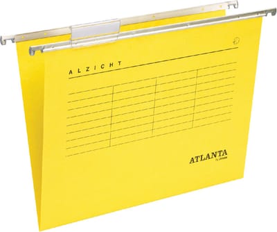 Atlanta hangmappen Alzicht Spectrum formaat A4 V-bodem geel