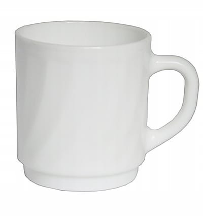 Luminarc Trianon Stapelbare Witte Mok 290 ml - Duurzaam Glas