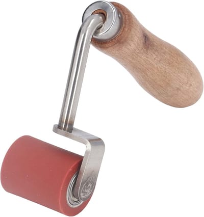 Siliconenroller - Naadroller - Dakbedekking Lassen - Ergonomische Greep - 44 mm Breed - Grijs