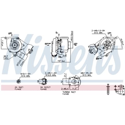 Supercharger, drukvulling NISSENS 93102