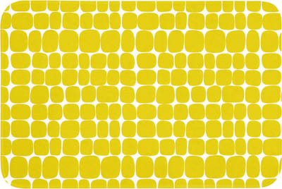 Badmat 90x60 cm - Antislip - Stippen - Modern - Geel - Badmatten voor badkamer - Badkamermat - Douchemat - Badkamer mat